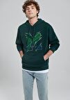 Mavi M Baskılı Yeşil Sweatshirt 0S10106-81570