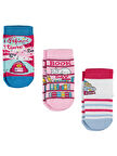 Civil Socks Kız Çocuk 3'lü Çorap 3-12  Yaş  Pembe