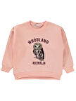 Civil Girls Kız Çocuk Sweatshirt 2-5 Yaş Pudra