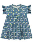 Civil Girls Kız Çocuk Elbise 6-9 Yaş Element Mavisi