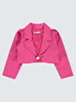Civil Girls Broşlu 6-9 Yaş Bolero - Fusya 7-8 Yaş