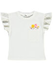 Civil Girls Kız Çocuk Tişört 2-5 Yaş Ekru