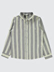 Civil Boys Erkek Çocuk Gömlek 6-9 Yaş Gri