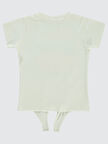Civil Girls Kız Çocuk Tişört 2-5 Yaş Ekru