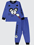 Civil Boys Erkek Çocuk Pijama Takımı 2-5 Yaş Saks Mavisi