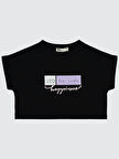 Civil Girls Kız Çocuk Tişört 2-5 Yaş Siyah