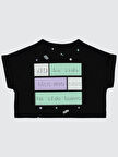 Civil Girls Kız Çocuk Tişört 2-5 Yaş Siyah