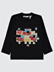 Civil Boys Erkek Çocuk Sweatshirt 2-5 Yaş Siyah
