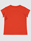 Civil Girls Kız Çocuk Tişört 2-5 Yaş  Koyu Oranj