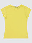 Civil Girls Kız Çocuk Tişört 6-9 Yaş Sarı