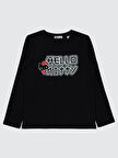 Civil Girls Kız Çocuk Sweatshirt 10-13 Yaş Siyah