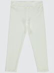 Civil Girls Kız Çocuk Tayt 6-9 Yaş Ekru