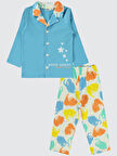 Civil Boys Erkek Çocuk Pijama Takımı 2-5 Yaş Mavi