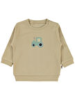Civil Baby Erkek Bebek Sweatshirt 6-18 Ay Sütlükahve