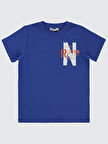 Civil Boys Erkek Çocuk Tişört 6-9 Yaş Saks Mavisi