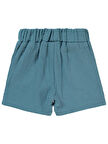 Civil Baby Müslin 6-18 Ay Şort - Mavi 9-12 Ay