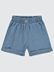 Civil Baby Kız Bebek Şort 6-18 Ay Mavi