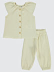 Civil Baby Kız Bebek Takım 6-18 Ay Ekru