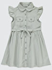 Civil Girls Kız Çocuk Elbise 6-9 Yaş Bej