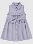 Civil Girls Kız Çocuk Elbise 2-5 Yaş Nazik Lavanta