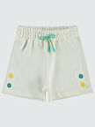 Civil Girls Kız Çocuk Şort 2-5 Yaş Ekru