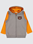 Civil Boys Erkek Çocuk Yelekli Sweatshirt 2-5 Yaş Gri