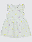 Civil Girls Kız Çocuk Elbise 2-5 Yaş Ekru