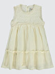 Civil Girls Kız Çocuk Elbise 2-5 Yaş Bej