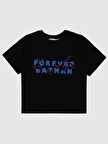Batman Erkek Çocuk Tişört 6-9 Yaş Siyah