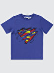 Süperman Erkek Çocuk Tişört 10-13 Yaş Saks