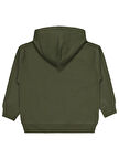 Civil Boys No Etiketli 10-13 Yaş Kapüşonlu Sweatshırt - Haki 11-12 Yaş
