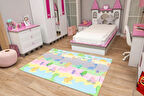 Dino Park Oyun Matı-Halısı 140x195cm | 15 mm, Darbe Emici, Isı Yalıtımlı, Çift Yönlü