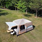 EFSANE KAMP - Aile Boyu Büyük Kamp Çadırı 2 Oda 1 Salon - 12 Kişilik