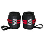 Torq Athletics Pro Wrist Wraps 2'li - Siyah Kırmızı