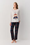Suwen Teddy Bear Pijama Takımı