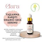 Clara Yaşlanma Karşıtı Onarıcı Gece Serumu 20 Ml