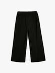 Basic Pantolon Geniş Paça Beli Lastikli Dokulu