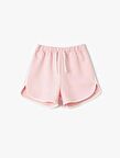 4SKG40070AK Koton Kız Çocuk Kot&Kanvas Şort PEMBE