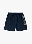 Koton Normal Bel Regular Fit Lacivert Erkek Çocuk  Şort 4SMB40115TK-Y
