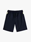 Koton Normal Bel Regular Fit Lacivert Erkek Çocuk  Şort 4SKB40125TK