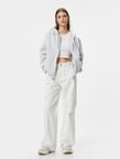 Basic Oversize Fermuarlı Sweatshirt Kapüşonlu Uzun Kanguru Cepli 