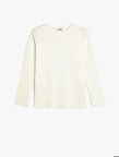 5WKG10018AK Koton Kız Çocuk Sweat BEYAZ