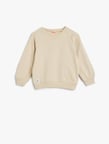 Basic Sweat Uzun Kollu Şardonlu Pamuklu