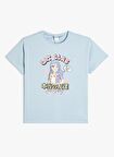 Koton Baskılı Mavi Kız Çocuk T-Shirt 4SKG10525AK