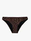 Leopar Bikini Altı Astarlı
