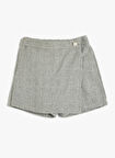 Koton Normal Bel Normal Gri Kız Çocuk Şort 5WKG40060AW