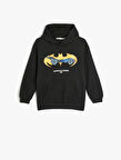 Batman Kapşonlu Sweatshirt Lisanslı Uzun Kollu