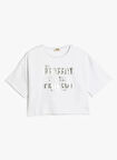 Koton Baskılı Beyaz Kız Çocuk T-Shirt 5SKG10066AK