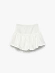 Beli Lastikli Dokulu Volanlı Şort Etek