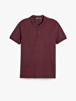 Slim Fit Kısa Kollu Pamuklu Polo Yaka Tişört